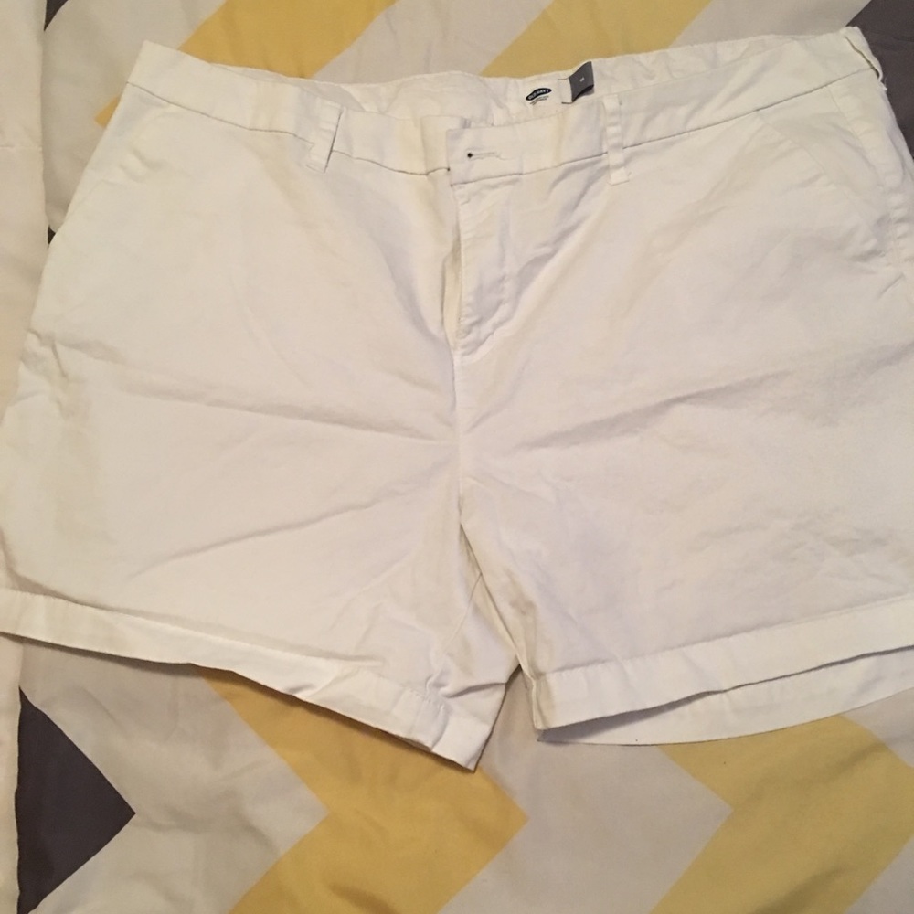White old navy shorts